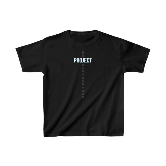 Baskılı T-Shirt - Siyah -