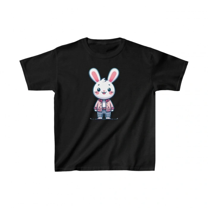Baskılı T-Shirt - Siyah -