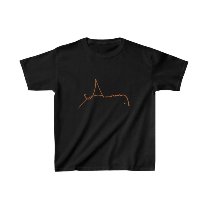 Baskılı T-Shirt - Siyah -