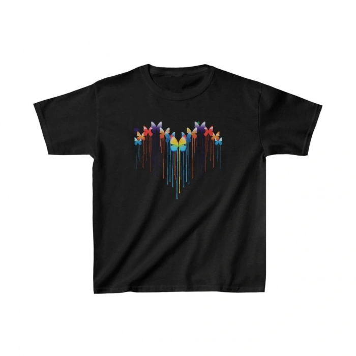 Baskılı T-Shirt - Siyah -