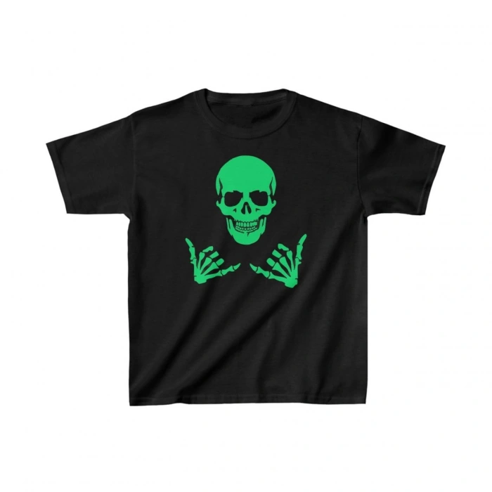Baskılı T-Shirt - Siyah -