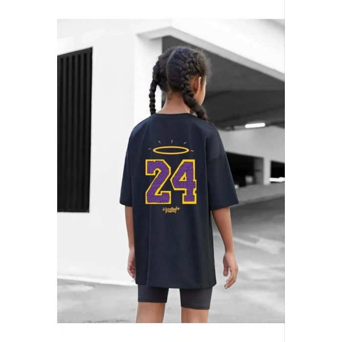 Baskılı T-Shirt - Siyah -