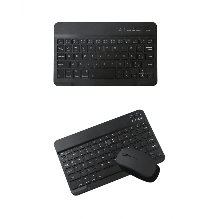 Bluetooth Klavye Mouse Seti Taşınabilir Wireless Bilgisayar Aksesuarı