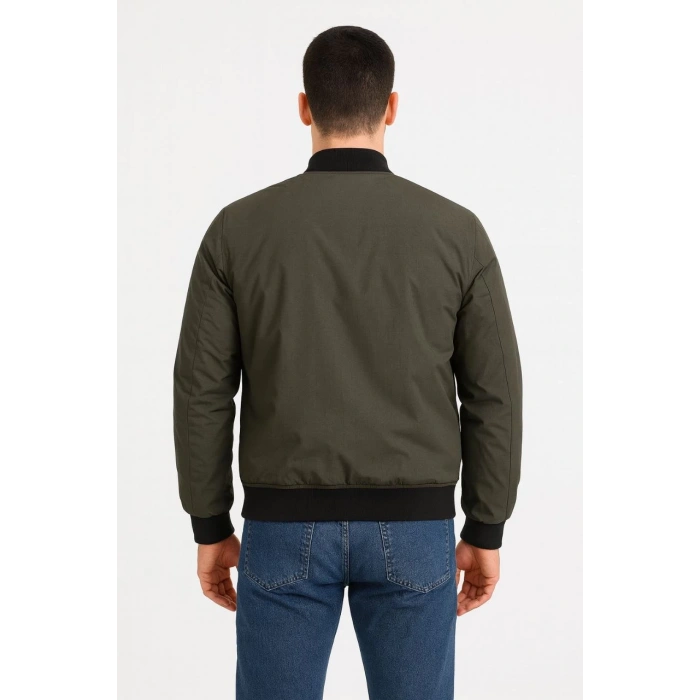 Bomber Mont Ceket - Haki -