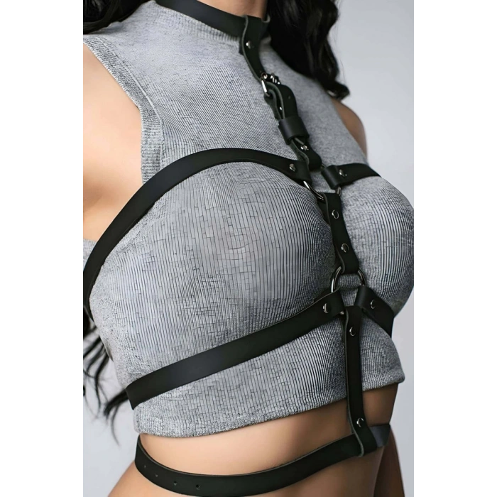 Boyundan Bağlı 3 Sıralı Şık Harness - 55