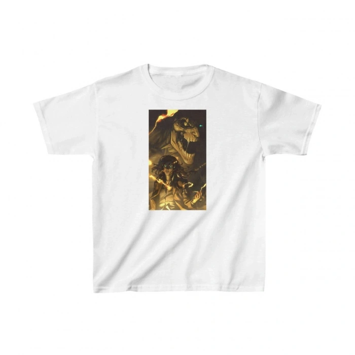 Çocuk Baskılı T-Shirt - Beyaz