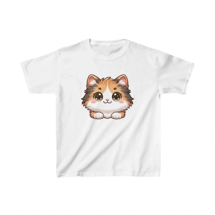 Çocuk Baskılı T-Shirt - Beyaz