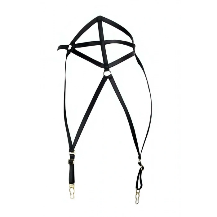 Çok Seksi Lastik Jartiyer Harness - 153