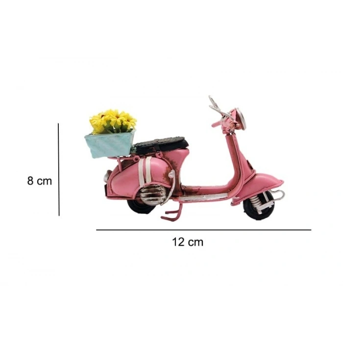 Dekoratif Metal Scooter