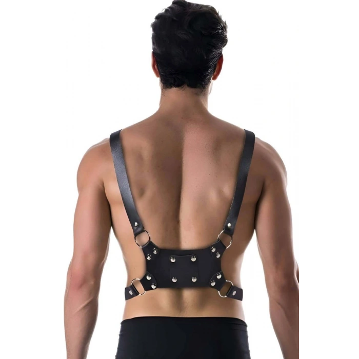 Deri Harness Aksesuar, Şık Erkek  Harness - m168