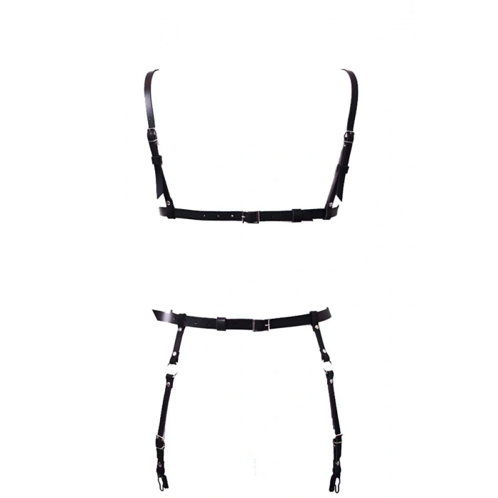 Deri Jartiyer Takım Harness - 228