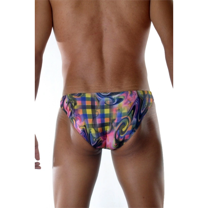 Desenli Erkek Slip