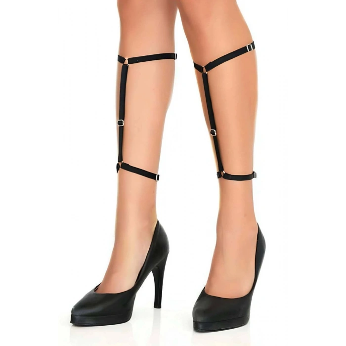 Diz Altı Seksi Lastik Harness - 175