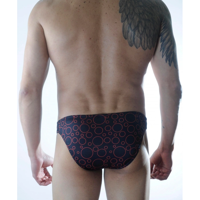Erkek Daire Desenli Slip Çamaşır