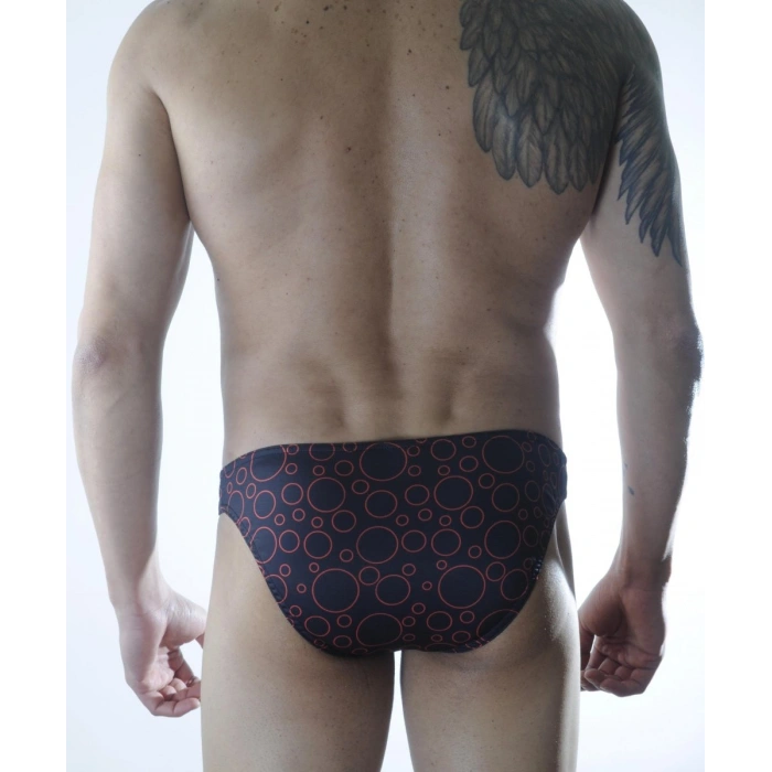 Erkek Daire Desenli Slip Çamaşır
