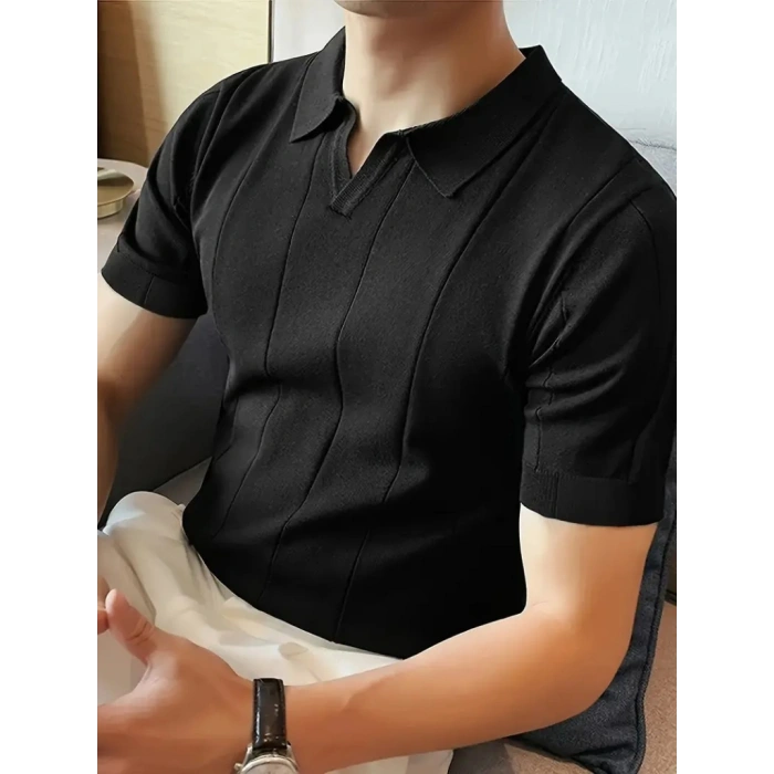 Erkek Kısa Kollu Polo Yakalı Triko Tshirt