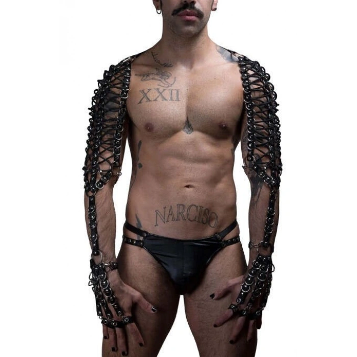 Erkek Kol Ve Omuz Lastik Harness - m182