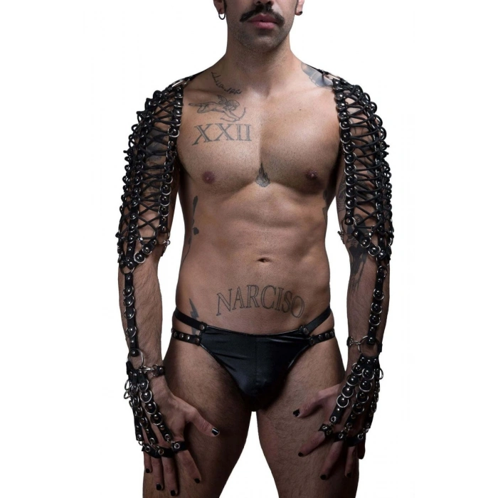 Erkek Kol Ve Omuz Lastik Harness - m182
