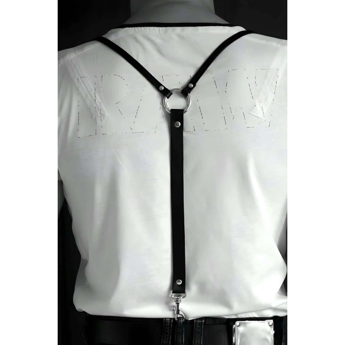 Erkek Omuzdan Askılı Göğüs Harness - m98