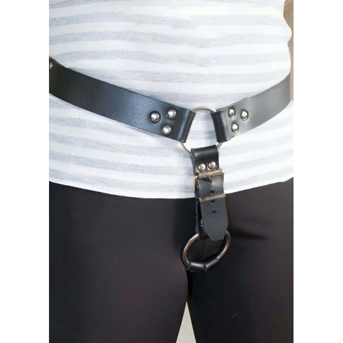 Erkek  Özel Bölge Deri Harness - m25