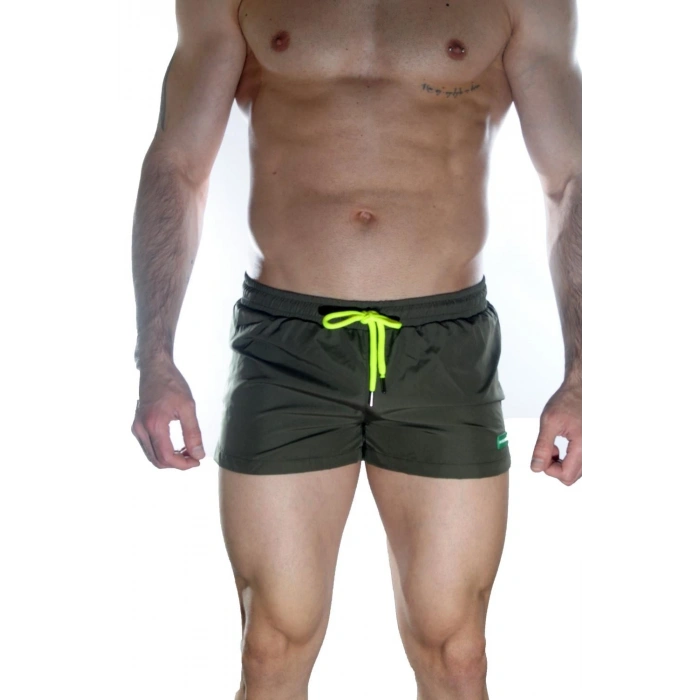 Erkek Yeşil Mini Mayo Short
