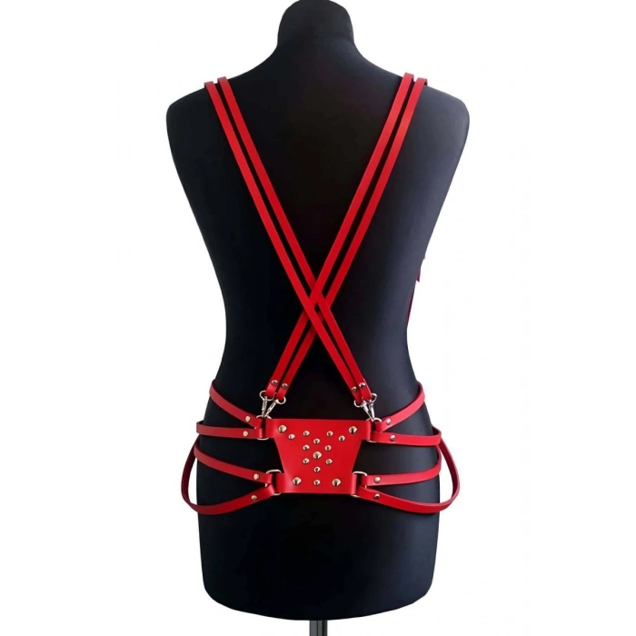 Fantazi Deri Omuzdan Askılı Harness - 918