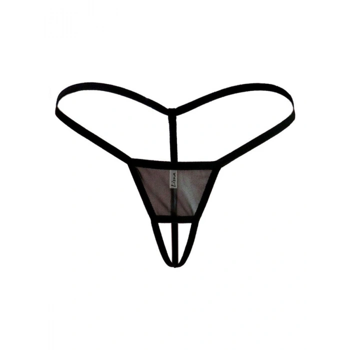 Fantazi İç Giyim Kadın Mini Siyah Fantezi G String