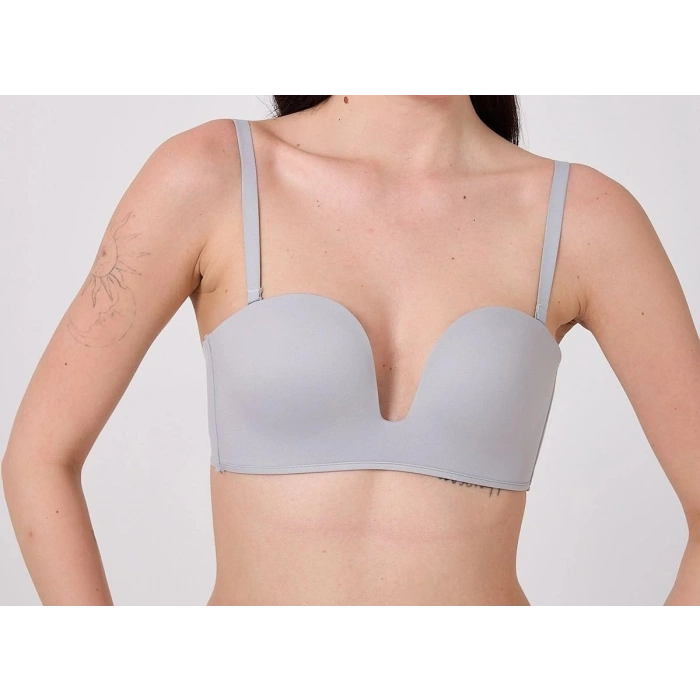 Freshness Msf05 Destekli V Dekolte Lazer Kesim Sütyen