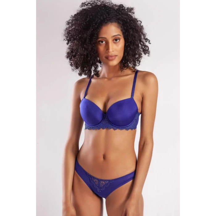 Garland Mini Slip, Kadın Güpürlü Saks Külot
