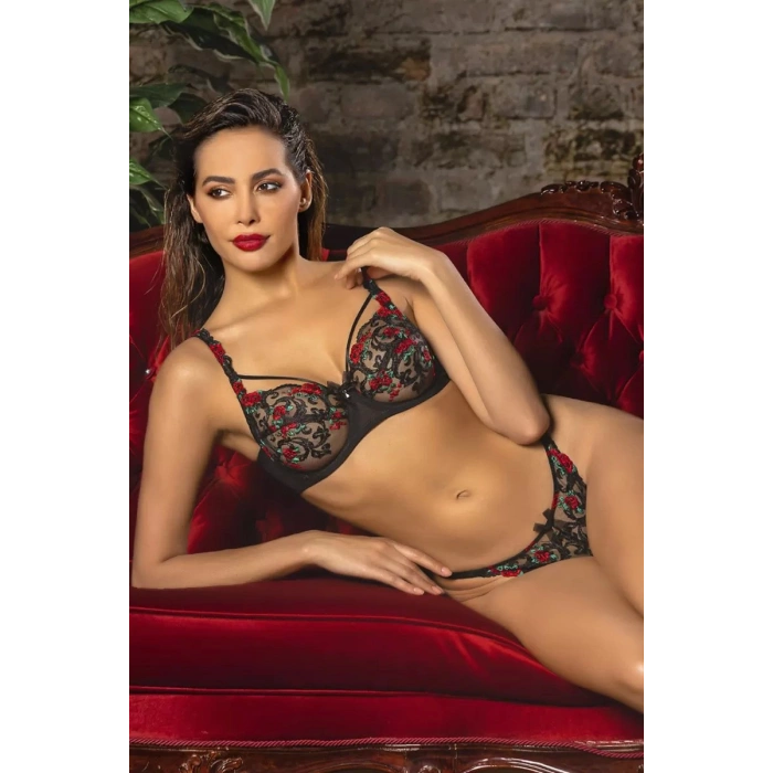 Grace Wıre Lace Bra, Siyah Dantelli Konforlu Ve Şık Sütyen