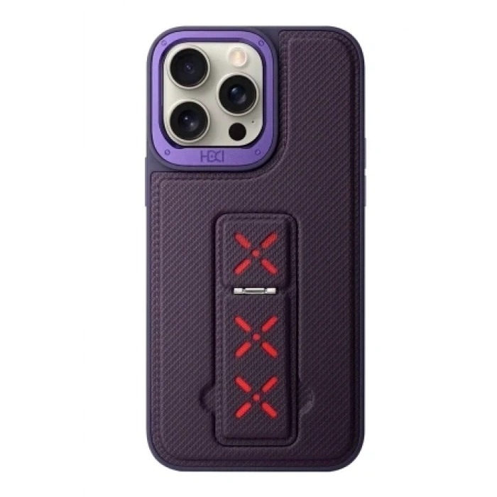 HDD Apple iPhone 14 Pro Max HBC-248 Lima Standlı Kapak - Siyah