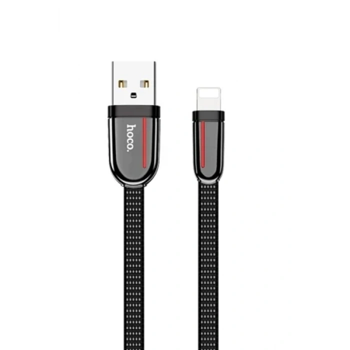 Hoco. U74 USB to Lightning Şarj Data Kablosu - Kırmızı