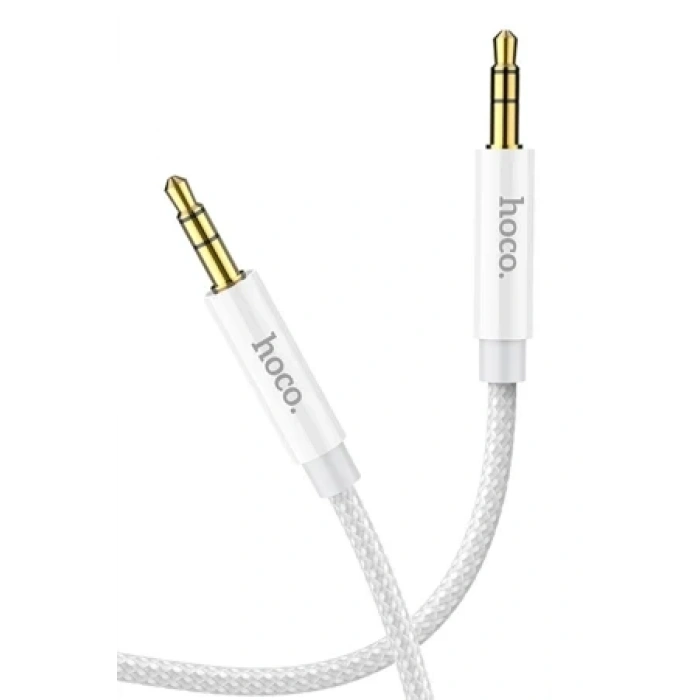 Hoco. UPA19 1M Hasırlı 3.5mm Aux Kablo - Siyah
