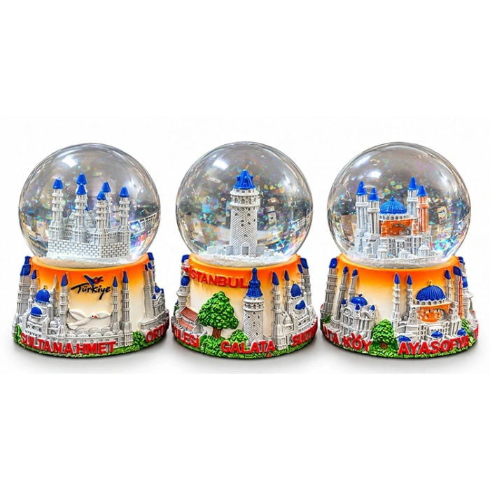 İstanbul Temalı Kar Küresi