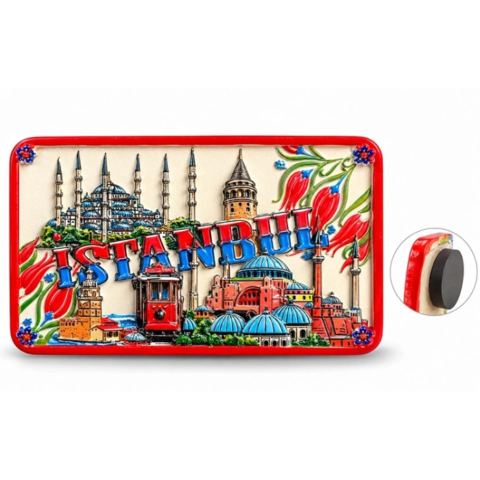 İstanbul Temalı Polyester Magnet