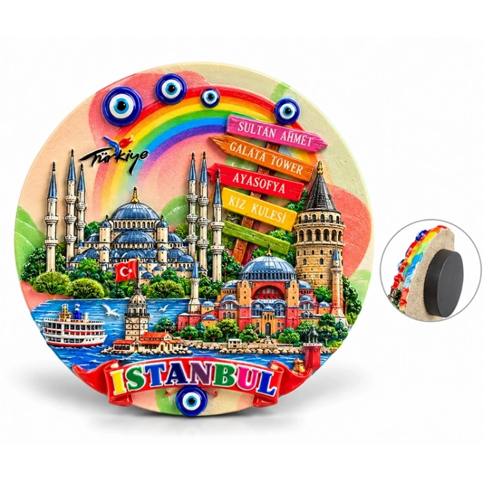 İstanbul Temalı Polyester Magnet
