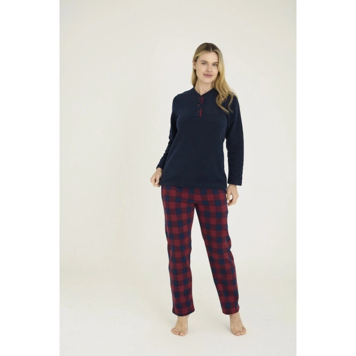 Kadın Pijama Takımı - Midi Yaka