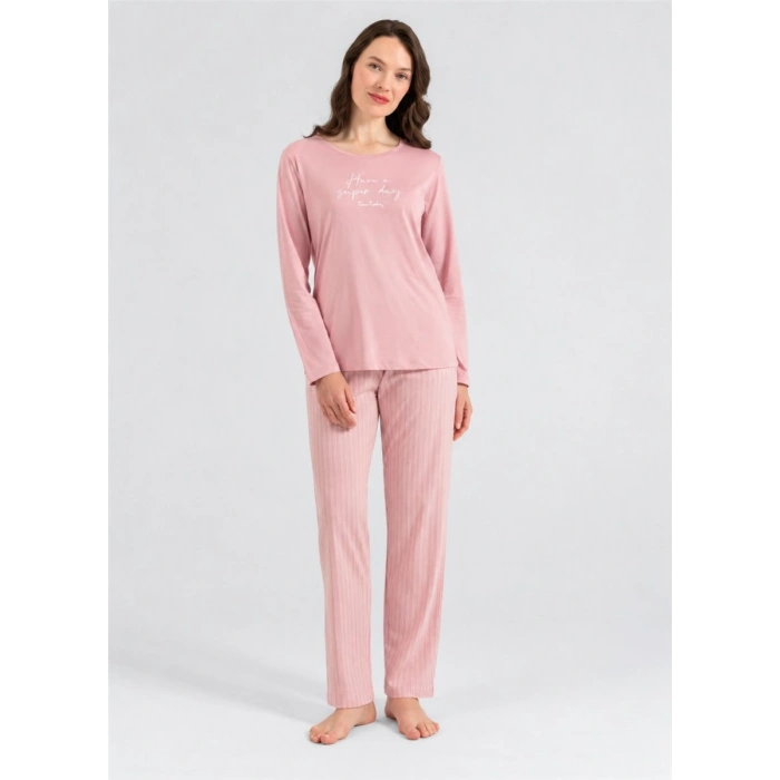 Kadın Pijama Takımı - Uzun Kollu