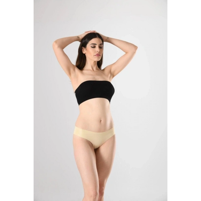 Kadın Slip Külot - Lazer Kesim Silikonlu