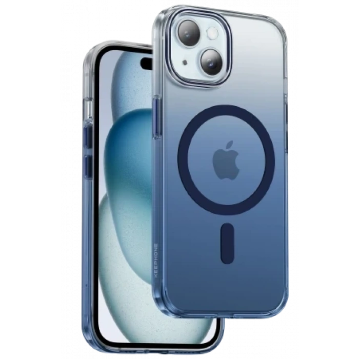 Keephone Apple iPhone 15 Aurora Pro Magsafe Kılıf - Mor
