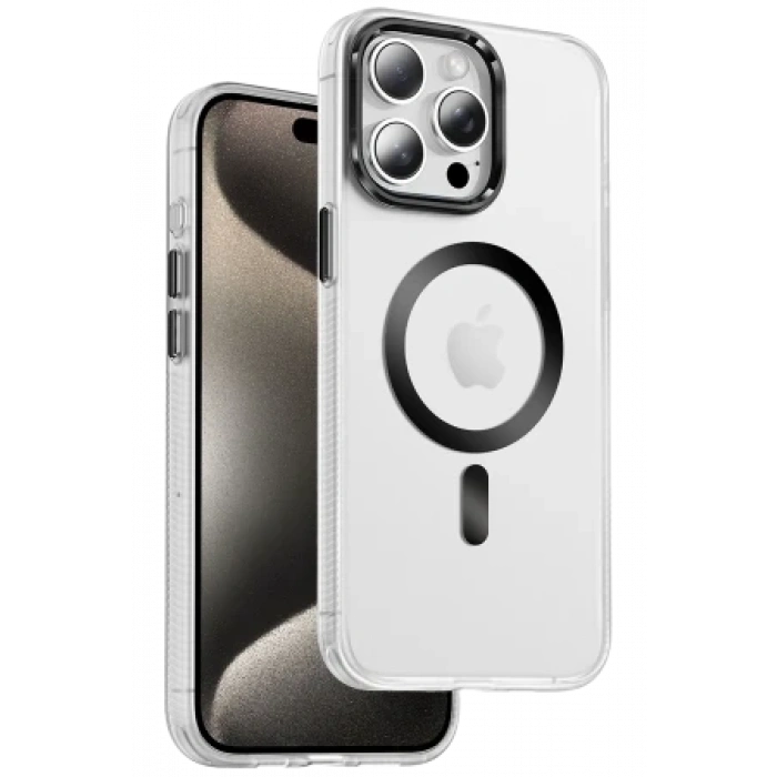 Keephone Apple iPhone 15 Pro Max Dazzle Pro Matte Magsafe Kılıf - Mavi