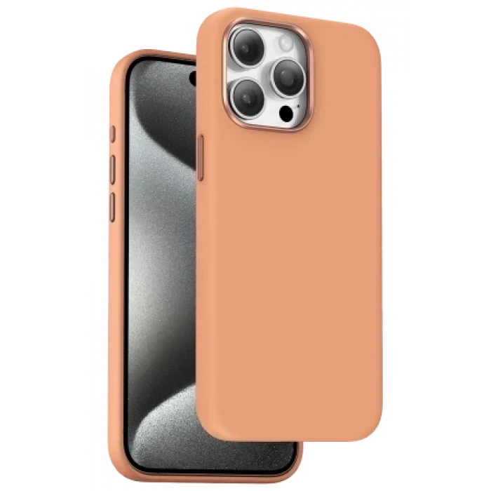 Keephone Apple iPhone 15 Pro Max Rosana Silikon Kılıf - Mavi