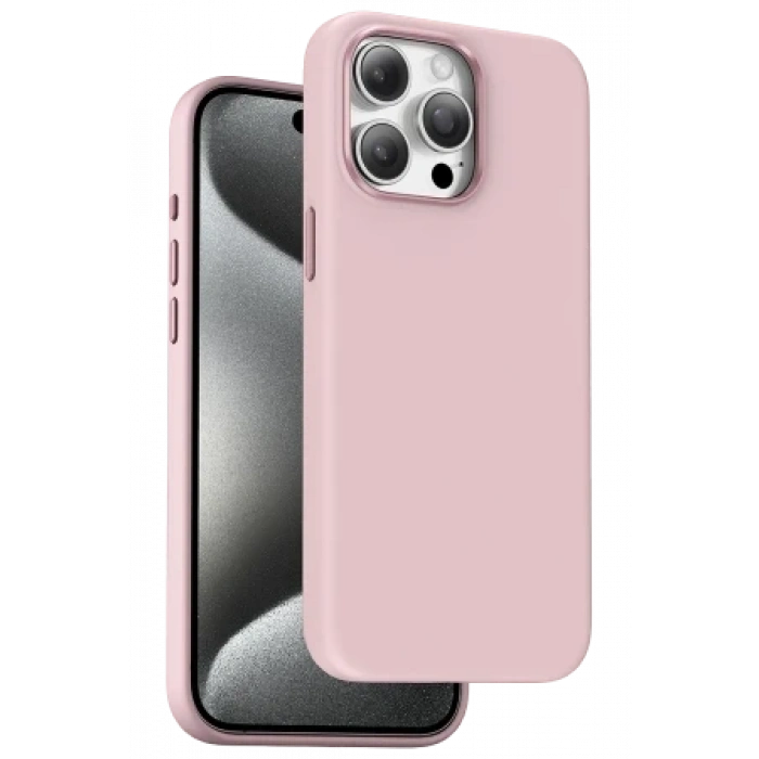 Keephone Apple iPhone 15 Pro Max Rosana Silikon Kılıf - Pembe