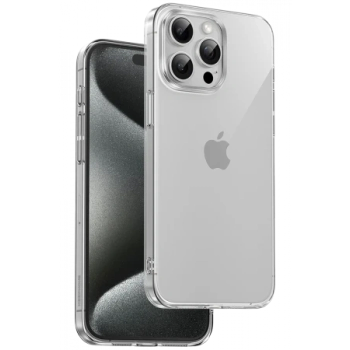 Keephone Apple iPhone 15 Pro Max X-Crystal Slim Kılıf - Şeffaf