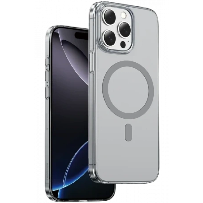 Keephone Apple iPhone 15 Pro Max X-Crystal Slim Magsafe Kılıf - Şeffaf