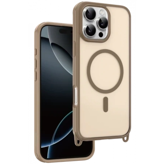 Keephone Apple iPhone 16 Pro Max MagArmor Magsafe Kılıf - Siyah