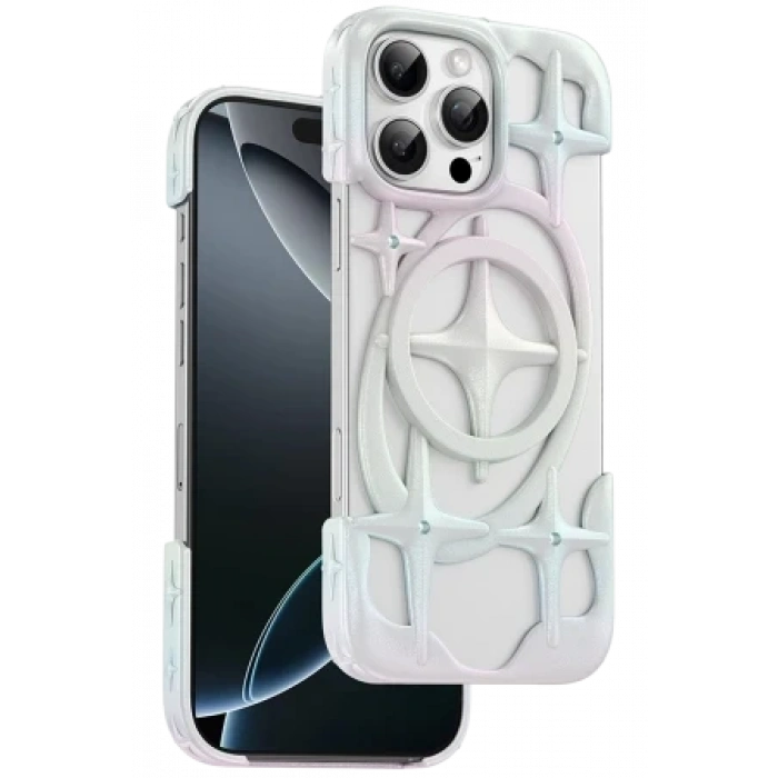Keephone Apple iPhone 16 Pro Stella Magsafe Kılıf - Gold