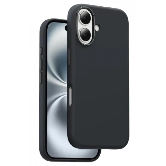 Keephone Apple iPhone 16 Rosana Silikon Kılıf - Siyah