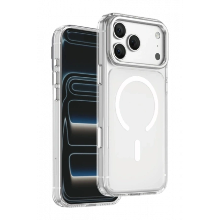Keephone Apple iPhone 18 Pro/17 Pro Magicam Standlı Magsafe Kapak - Turuncu