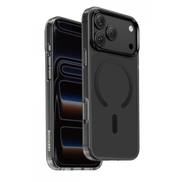 Keephone Apple iPhone 18 Pro/17 Pro Mococo Magsafe Kapak - Siyah